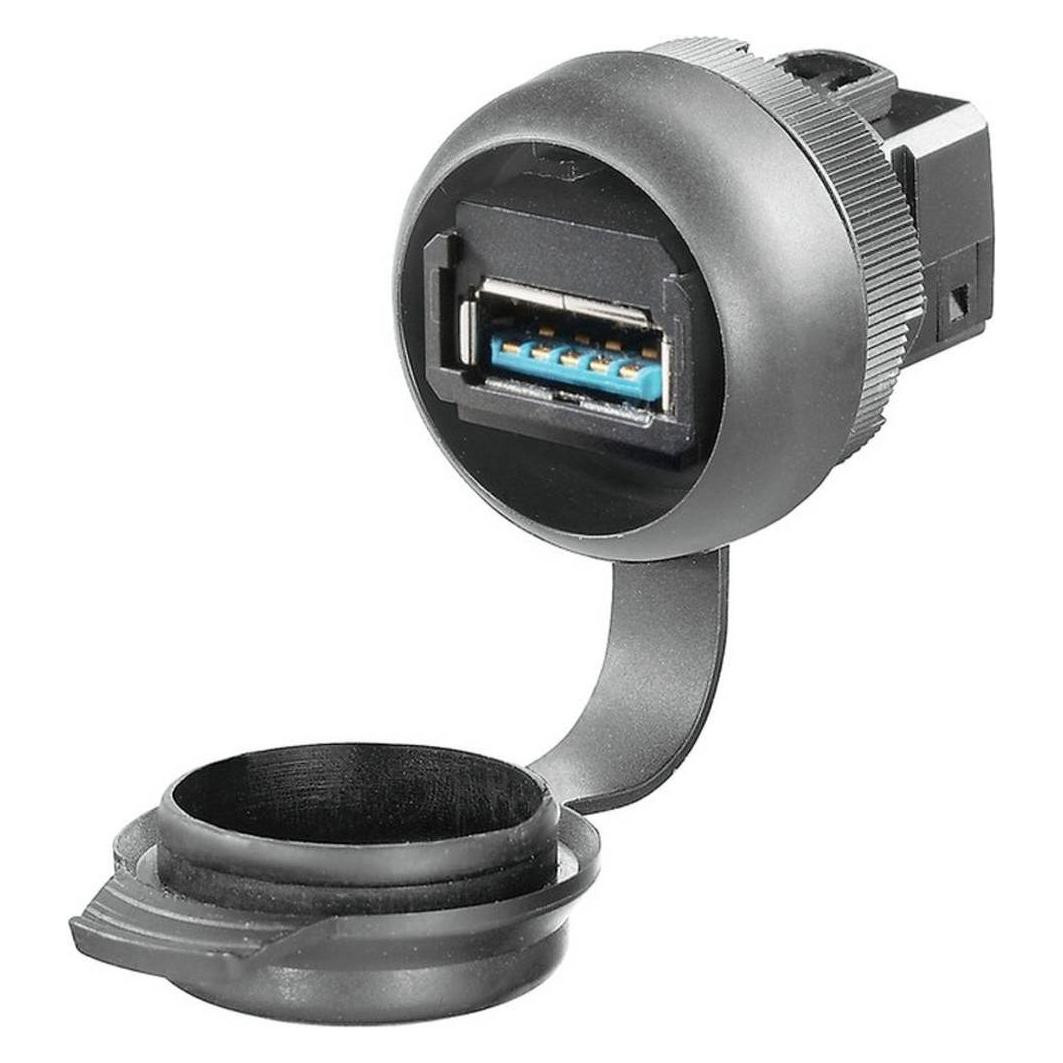 Weidmüller IE-FCM-USB-3.0-A FrontCom Micro USB Kuppl.USB 3.0 Typ A 1427960000 (1427960000)