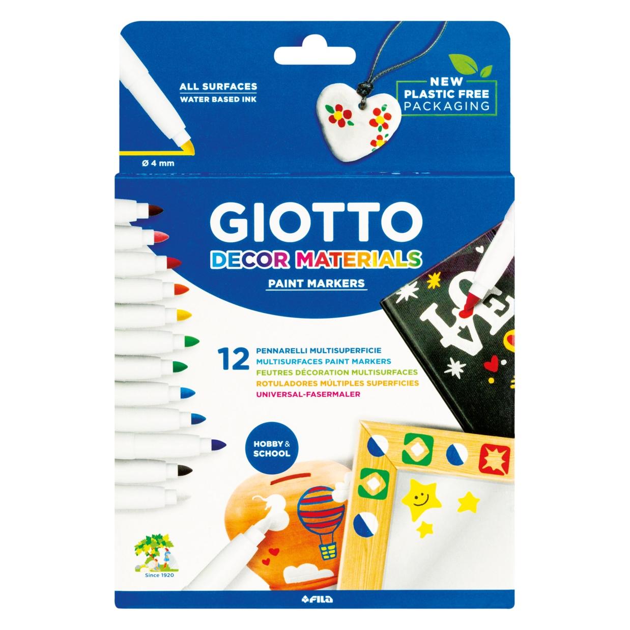 Giotto Dekorationsmaterial Marker 12 Stück (12x) (453400)