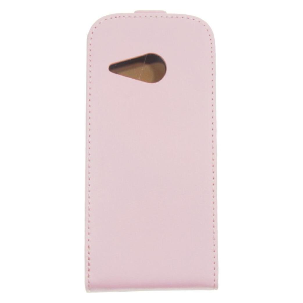 OEM Slim Leder Flip Case HTC M8 mini rosa (HTC One Mini 2) (25441167)