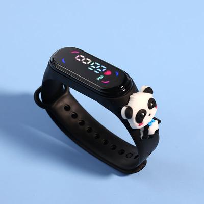 Discount Dollar Deals Fashion Mickey LED Childrens Watch For Girls Waterproof Sports Touch Screen Bracelet With Spiderman Doll Design color Xm