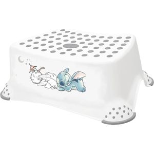 Keeeper Tritthocker Tomek, Stitch, für Kinder, aus Kunststoff, 1 Stufe, weiß