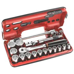 FACOM Steckschluessel-Set 1/2Z D-Box, 21-tl