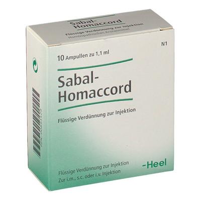 Sabal Homaccord Ampullen 10 St