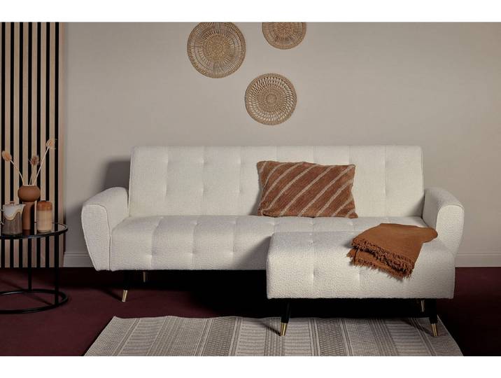 Jahnke 3-Sitzer CHILLAX DREAM, mit Schlaffunktion, Seitentasche, Hocker frei positionierbar, B:213 cm