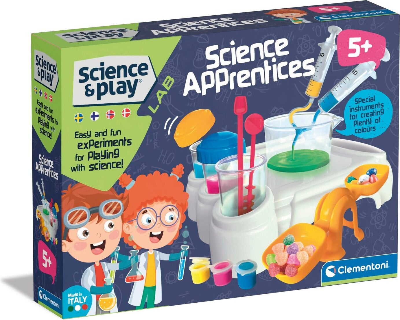 Clementoni Lab Junior kindvriendelijk laboratorium