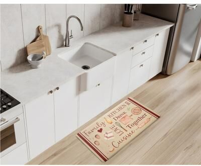 RT Designers "Family Cucina Anti Fatigue Kitchen Rug Mat - 18"" x 30"""