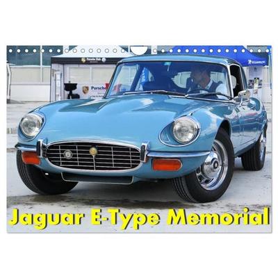 Jaguar E-Type Memorial (Wandkalender 2026 DIN A4 quer), CALVENDO Monatskalender