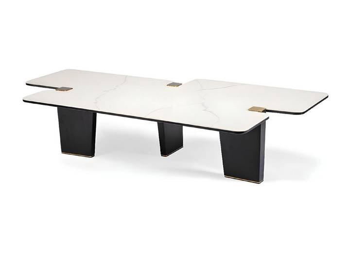 Xlmoebel Couchtisch Runder Designer Couchtisch aus edlem Holz für stilvolles Wohnen (Couchtisch), Hergestellt in Europa