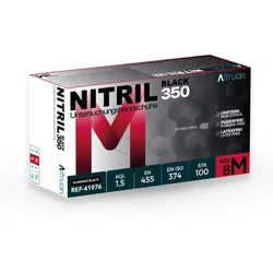 Altruan Nitril350 Black Unter.unst Latexf Puderf M 100 ST