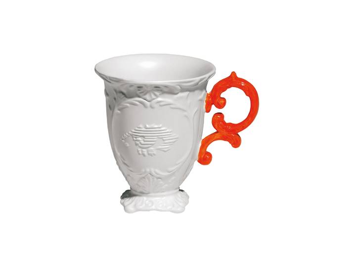 Seletti - Mug I-Wares - Orange - Porcelaine - Designer Selab