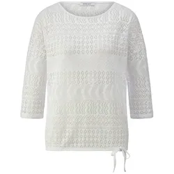 Shirt U-Boot-Ausschnitt Peter Hahn weiss, 40
