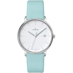 Junghans FORM Damen Quarz Lederband Mint Damenuhr 47/4455.00