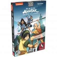 Pegasus Spiele Puzzle - Avatar - Der Herr der Elemente (Team Avatar), 500 Teile - deutsch 286338