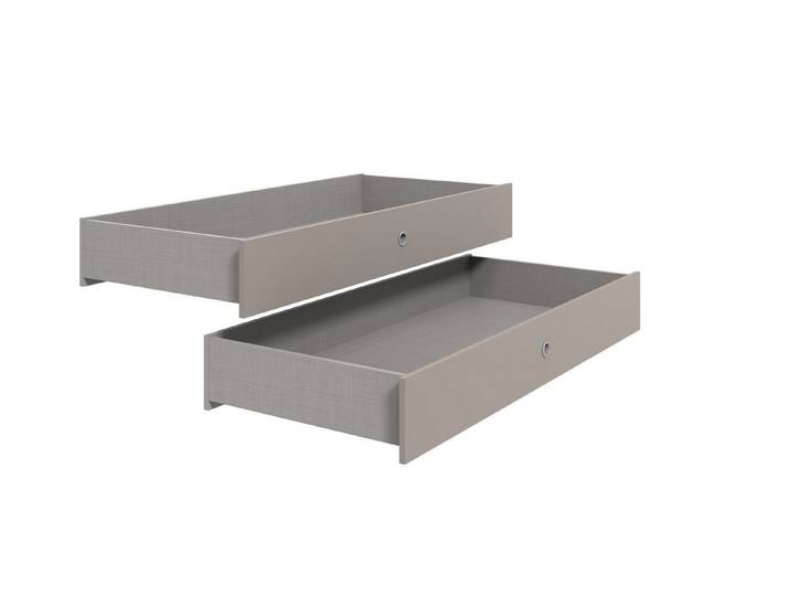 Wimex Bettschubkasten (2er-Set) SAHARAGRAU - 137x19x116cm (BxHxT) (2er-Set)
