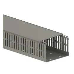 GGK N1681 Verdrahtungskanal VK 80x120mm-7030, PVC, Unter-/Oberteil, steingrau VK80x120  - 2 Meter