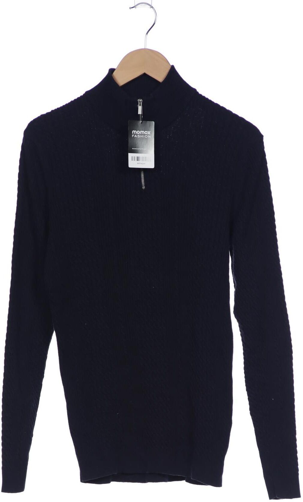 asos Herren Pullover, Marineblau, Gr. L, Baumwolle - Second Hand