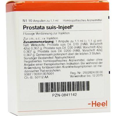 Biologische Heilmittel Heel GmbH PROSTATA SUIS Injeel Ampullen 10 St 00841142