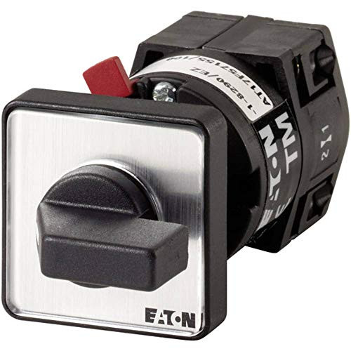 Eaton Nokkenschakelaar TM-1-8291/EZ, 10 A, 1 x 90 graden, Grijs/Zwart
