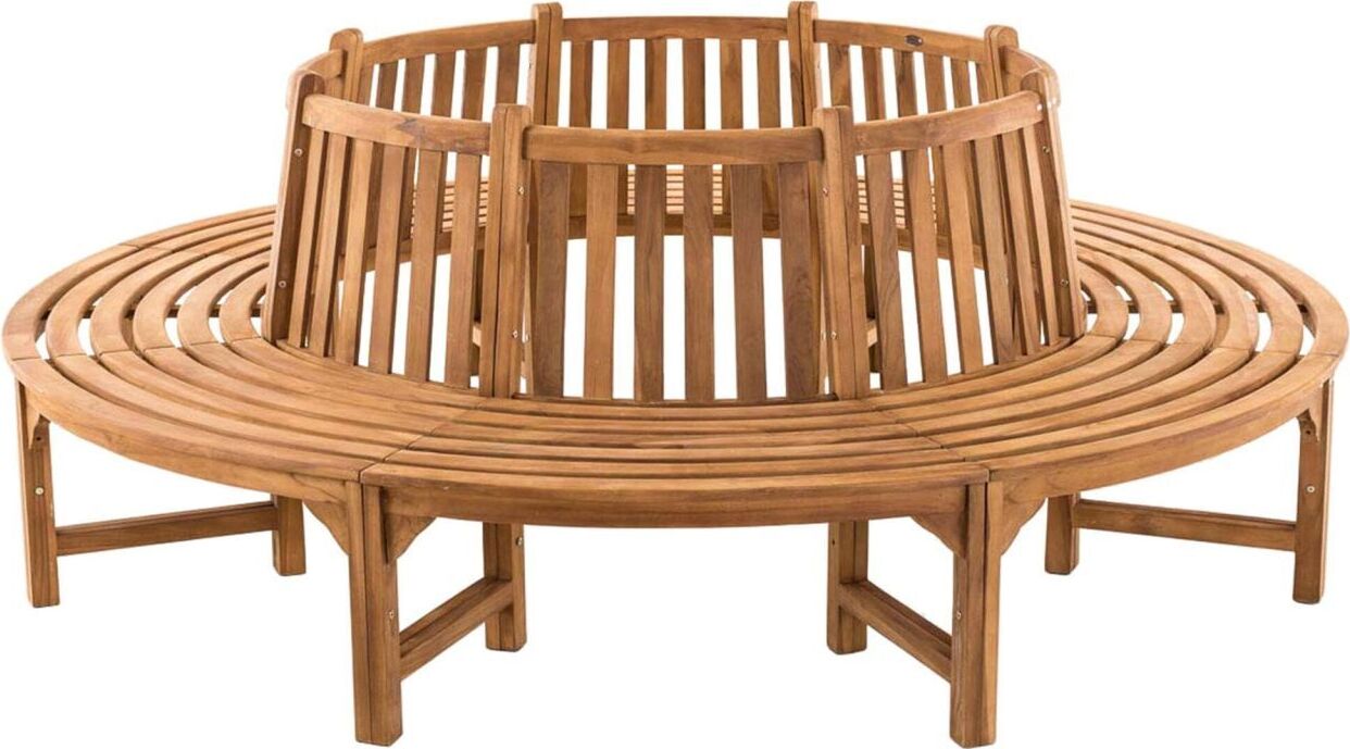 Baumbank Novum rund 250 cm teak