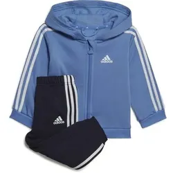 ADIDAS Kinder Sportanzug I 3S FZ FL JOG, Größe 74 in Blau Blau
