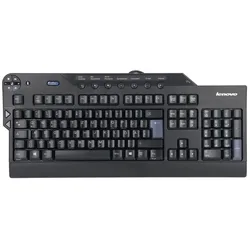 NEUE Lenovo Enhanced SK-8815 USB Multimedia Tastatur QWERTZ + Aufkleber