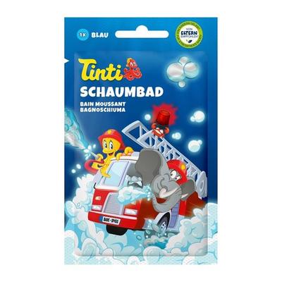 Schaumbad blau