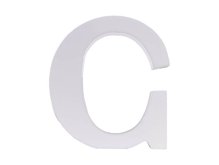 MDF Buchstabe C, FSC 100%, 9,8x2x11cm