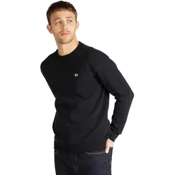 Lee Herren Rundhals Sweatshirt Plain Crew - Black (L81ITJ01) - M