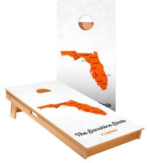 Skip's Garage Sunshine State Cornhole Boards