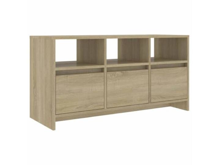 Makastle TV-Schrank Sonoma-Eiche 102x37,5x52,5 cm Holzwerkstoff
