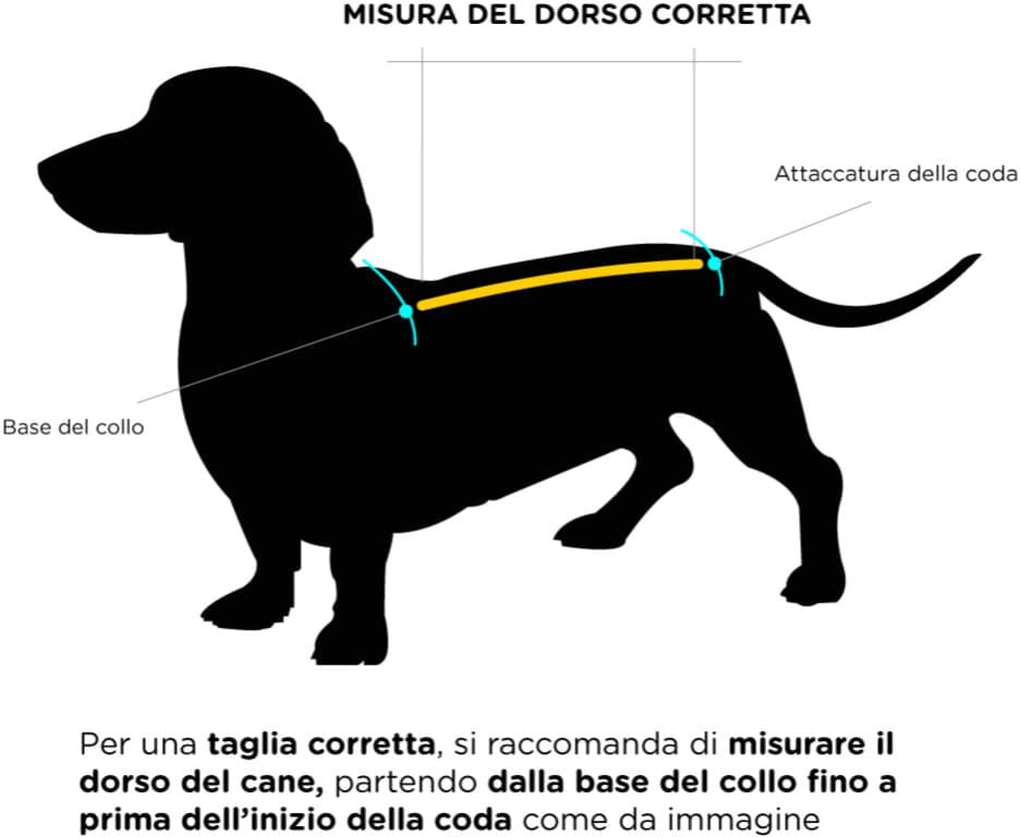 Yes! Giubbotto Impermeabile per Cani Sestriere Nero 45CM