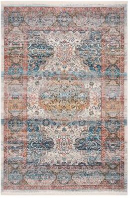 SAFAVIEH Vintage Boho Persian Lyric Oriental Polyester Rug with Fringe
