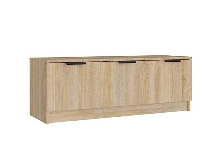 vidaXL TV Schrank Lowboard TV Möbel Tisch Board Sideboard Fernsehtisch Fernsehschrank HiFi-Schrank Sonoma-Eiche 102x35x36,5cm Holzwerkstoff