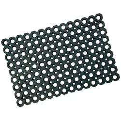 Nölle Maggio schwarz 40 x 60 cm Gummiringmatte extra schwere Ausführung