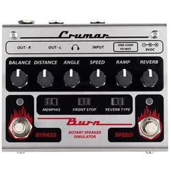 Crumar Burn Rotary Speaker Simulator (Gitarre, Keyboard), Effektpedal, Schwarz