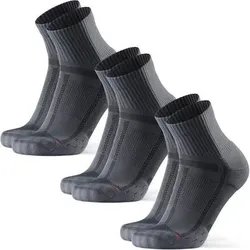 DANISH ENDURANCE Socken Long Distance Quarter, Größe 43-47 in Grau Grau