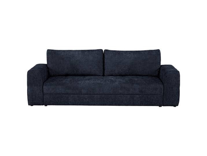 Xora Schlafsofa, Dunkelblau, Kunststoff, Füllung: Silikon,Schaumstoffflocken, 87x253 cm, Stoffauswahl, Armteil links, Armteil rechts, Wohnzimmer, Sofas & Couches, Schlafsofas, Sonstige Schlafsofas