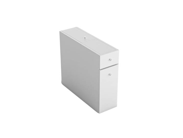 Etagère de rangement wc blanc l19 cm