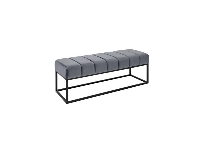 Sitzbank „Petit Beaute“ Samt Silbergrau Invicta Interiors