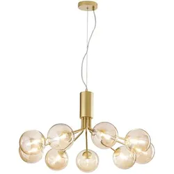 Luce Ambiente Design Pendelleuchte Honey Glas Gold