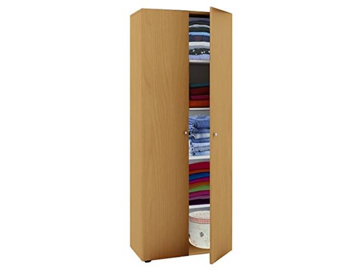 VCM Kleiderschrank Buche 70x40x178 cm 2 Türen 5 Fächer Schlafzimmer Kompakt