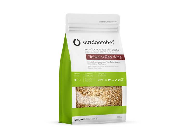 Outdoorchef Räucherchips Rotwein für Smoke