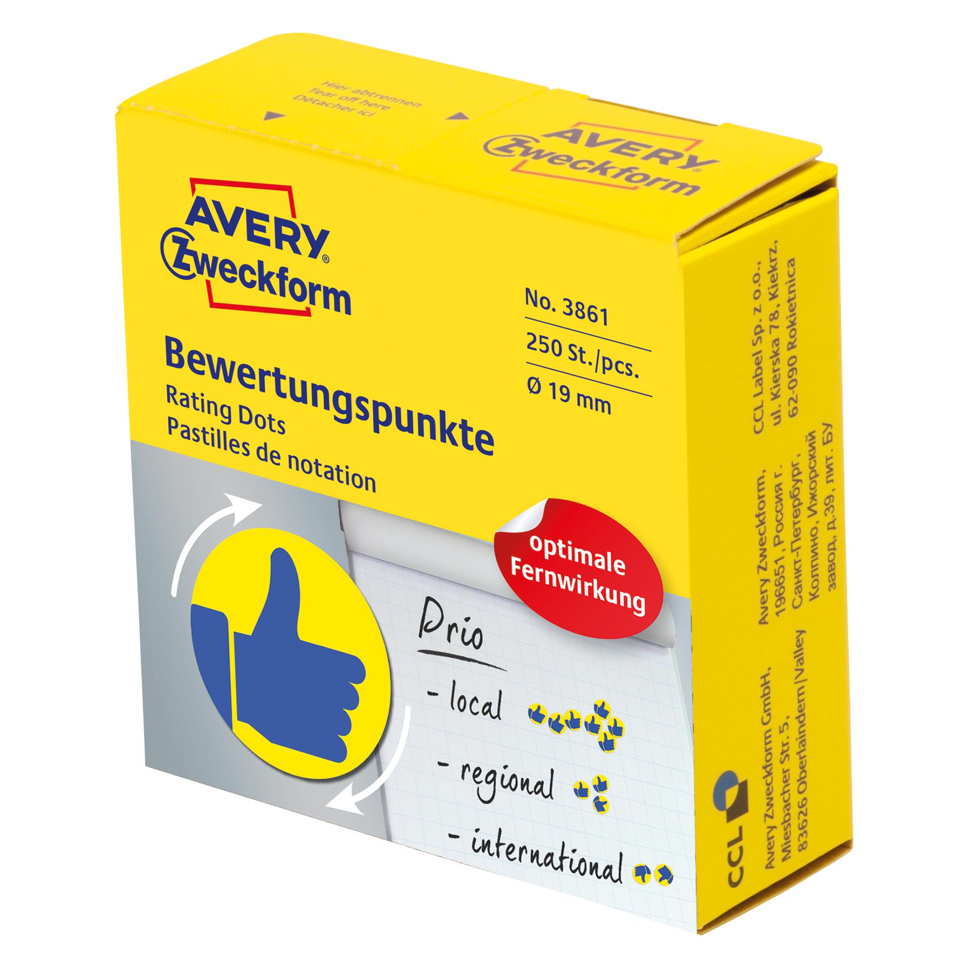 Avery Bewertungspunkte (3861)
