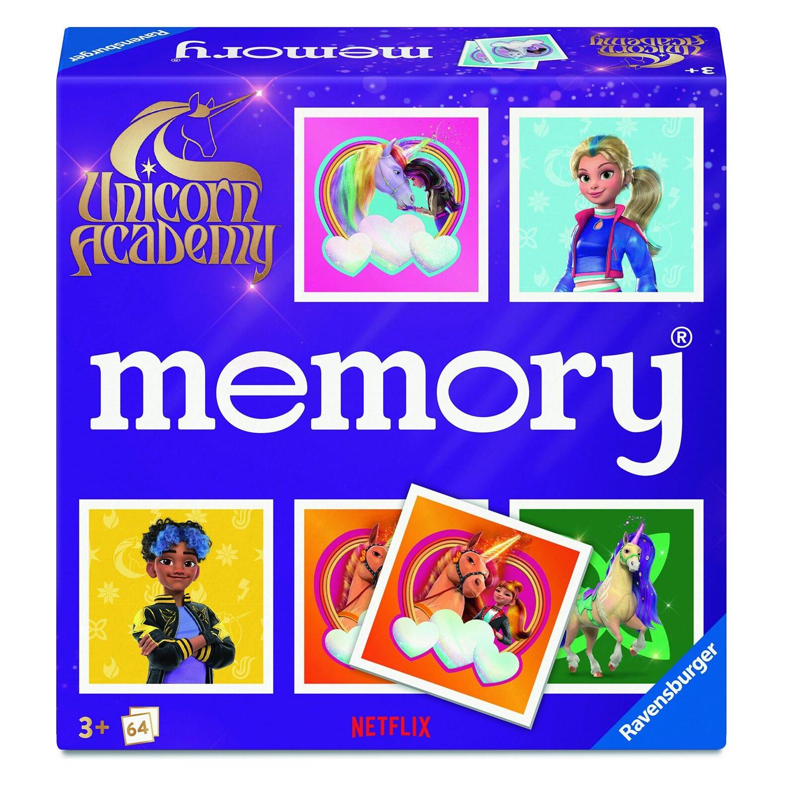Ravensburger memory Unicorn Academy - Gesellschaftsspiel & Brettspiel ab 3 Jahre (24778)