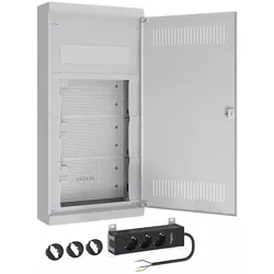 ABN A48ATL AMIGO Multimedia-Kleinverteiler, 4R-AP-LT mit Lüftungstür, BxHxT: 300x620x106mm