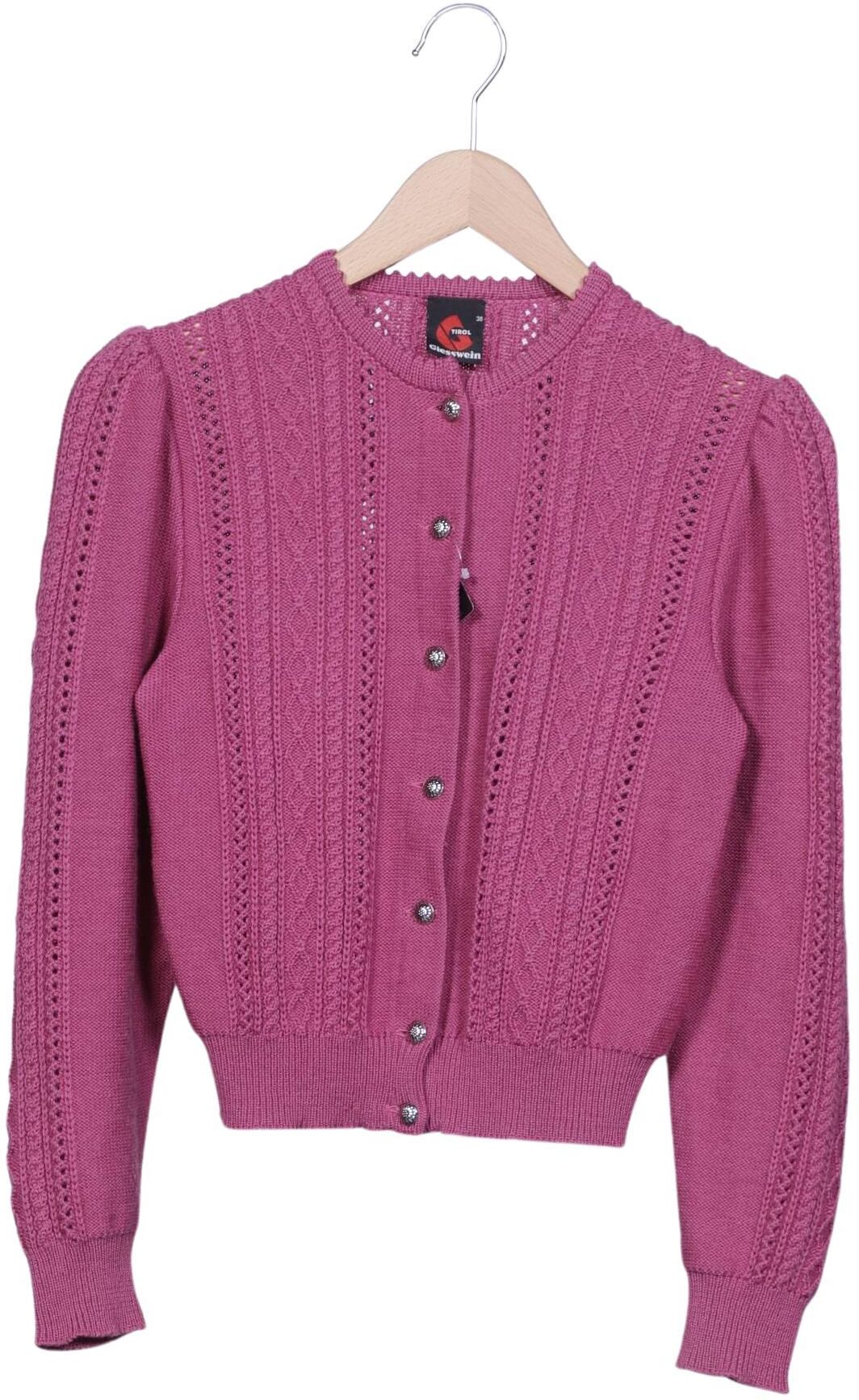 Giesswein Damen Strickjacke, Pink, Gr. EU 38, Schurwolle - Second Hand