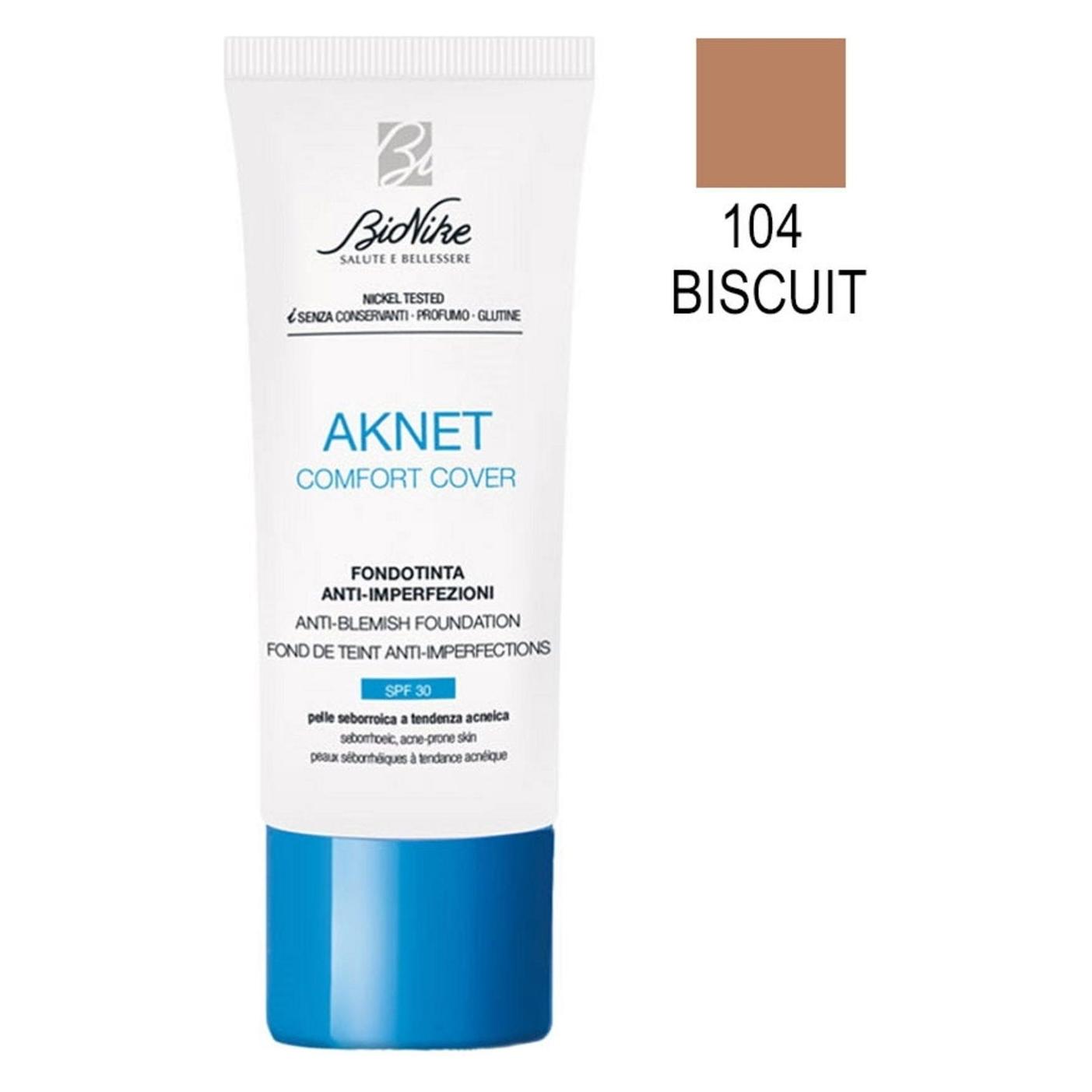 BioNike Aknet Comfort Cover Foundation Nr. 104 (Biskuit) (982134215)
