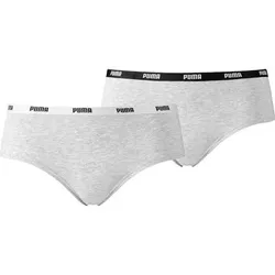 PUMA Damen Unterhose WOMEN HIPSTER 2P HANG, Größe S in Grau Grau