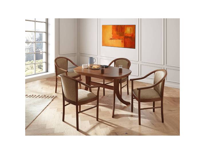 Armlehnenstuhl Rosita 56 x 86 x 59cm Beige