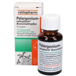 PELARGONIUM ratiopharm Bronchialtropfen 20 ml